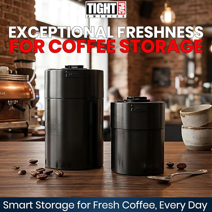 COFFEEVAC Pump It Out Airtight Coffee Container – Vacuum Storage Container - Image 2