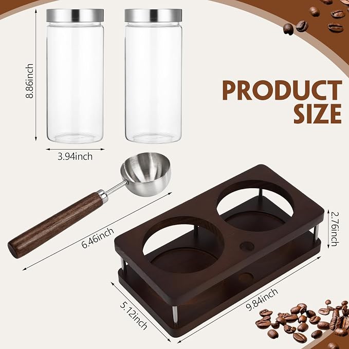 Suclain Glass Coffee Grounds Container - Image 2