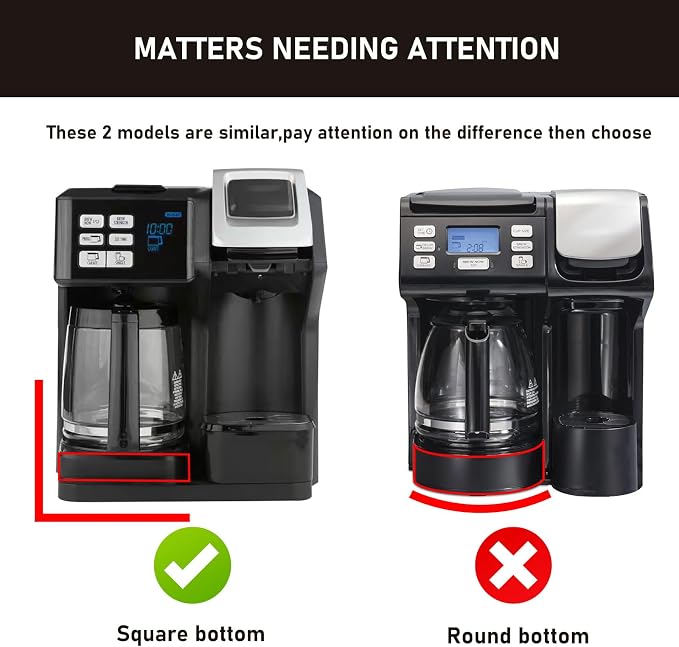 12-Cup Coffee Maker Glass Carafe Replacement Compatible - Image 3