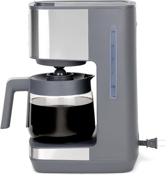 GE Drip Coffee Maker With Timer | 12-Cup Glass Carafe Coffee Pot With - Image 3