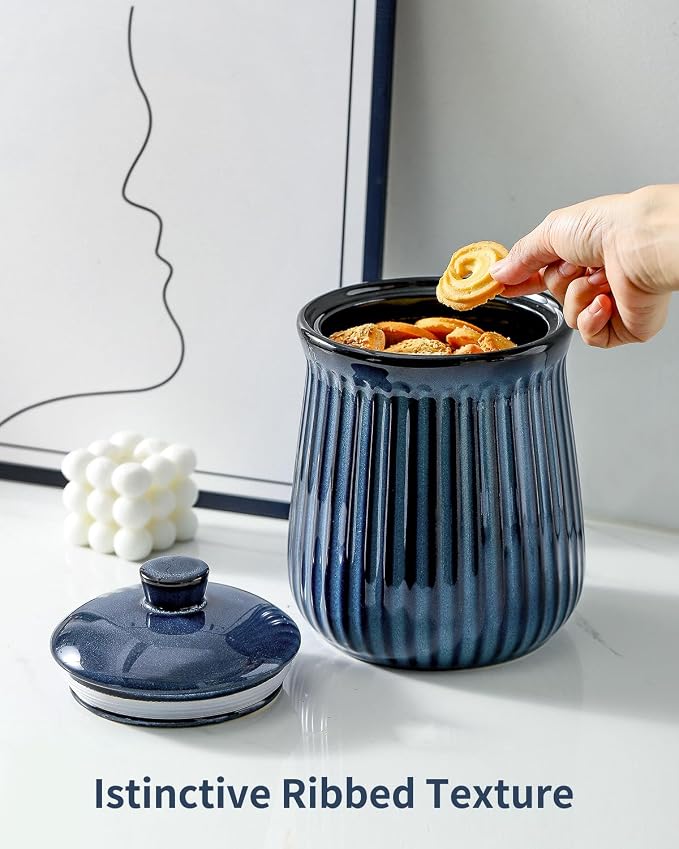 Hasense Storage Containers for Kitchen Counter, Airtight Food Jar - Image 3