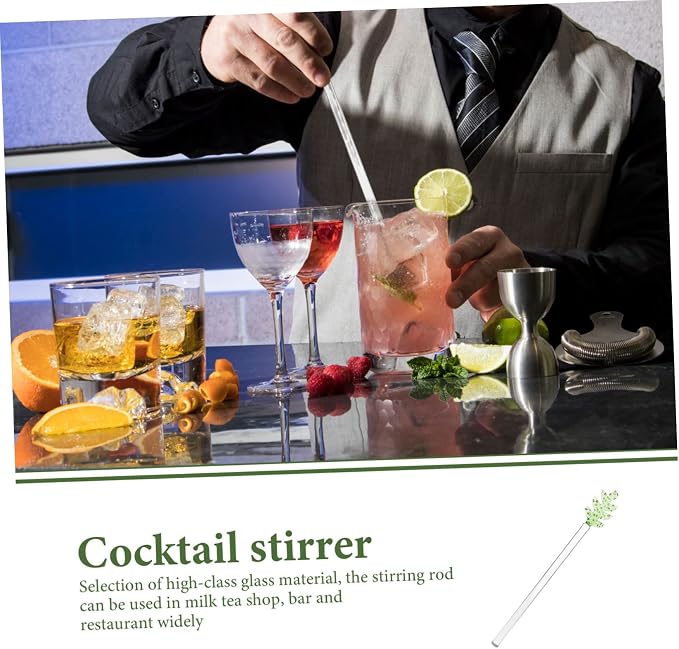 Ciieeo Stirring Rod Bar Drink Swizzle Stick Reusable Cocktail Mixing Tool - Image 8