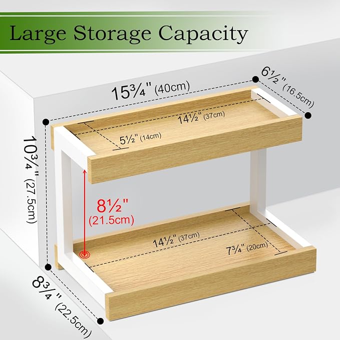 MARTY 2 Tier Spice Rack Organizer - Image 7