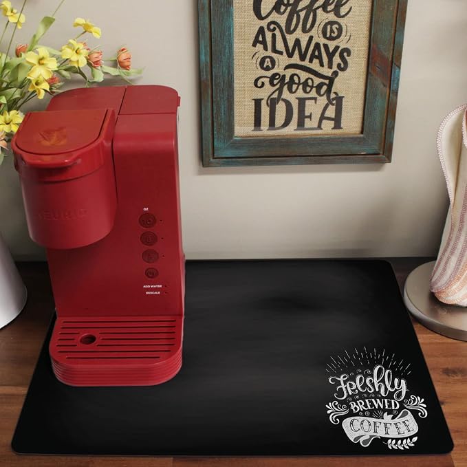 Chalkboard Style Placemat for your Coffee Maker or Espresso Machine - Image 3