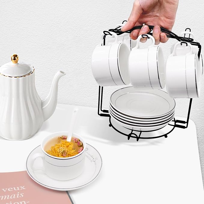 Tea Cups Holder, Foldable Organizer - Image 3