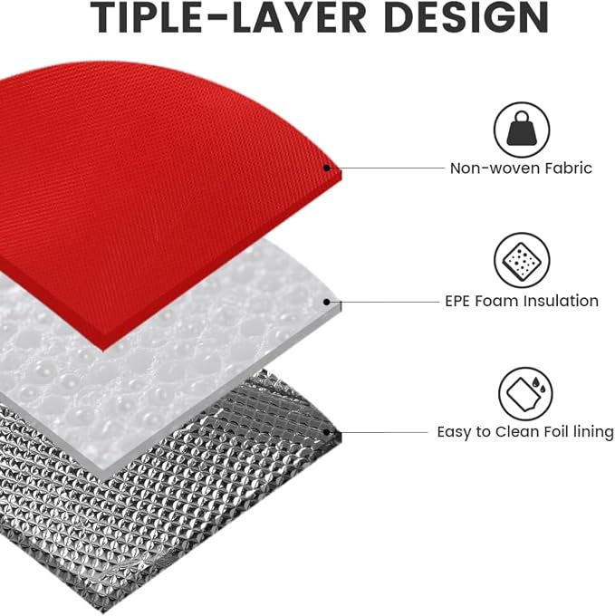 Bodaon Insulated Pizza Delivery Bag 20x20x14 - Image 9