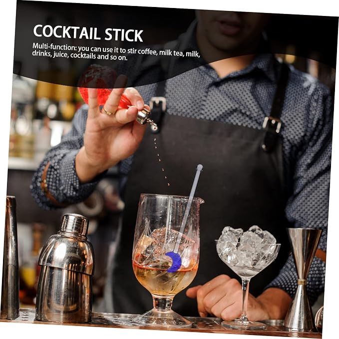 Cabilock 6Pcs Glass Swizzle Sticks, Stirrers - Image 9