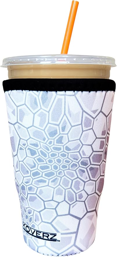 Iced Coffee Sleeve, Insulated Neoprene Cup Sleeve, Fits a 32 Oz. Coffee Cup by Koverz