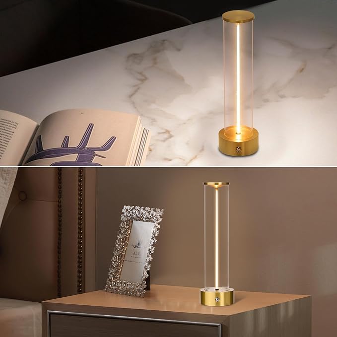 Cordless Portable LED Table Lamp， Rechargeable Battery Operated Desk Lamp - Image 8