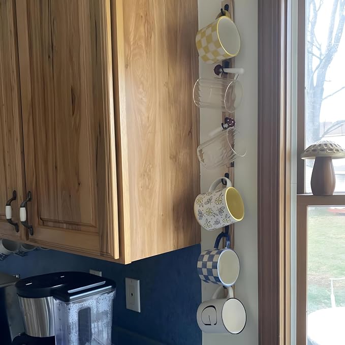 Yohsnor Wall-Mounted Coffee Mug Rack - Image 3