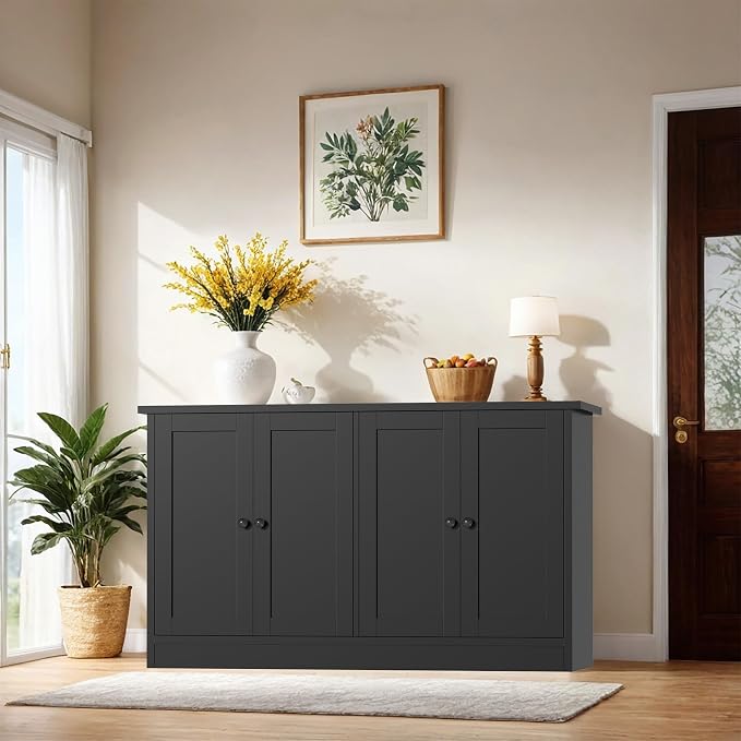 holzart Black Buffet Cabinet by holzart