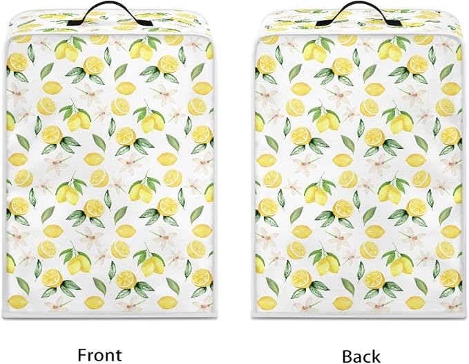 Lemon Print Coffee Maker Cover - Image 2