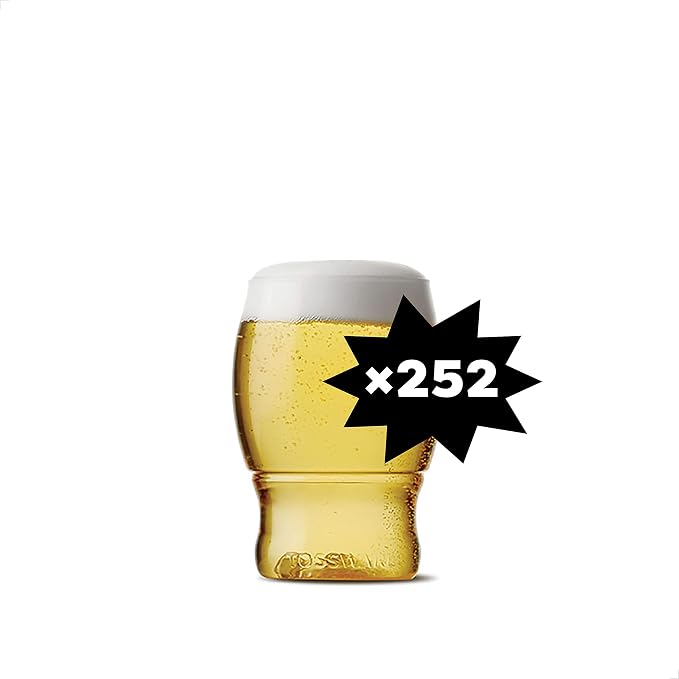 TOSSWARE POP 4oz Taster, Recyclable, Unbreakable Unbreakable & Crystal Clear by TOSSWARE