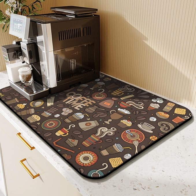 Fun Coffee Mat 23inx15in, Coffee Bar - Image 3
