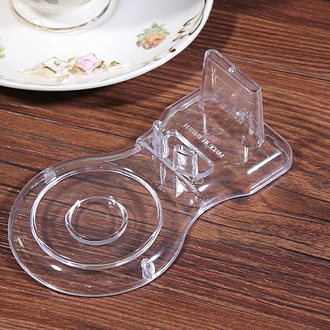 8 Packs Acrylic Display Stands Tea Cup Saucer European Coffee Shelf Display - Image 3