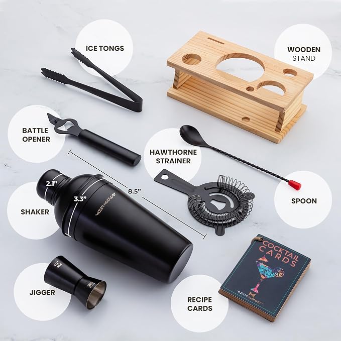 Modern Mixology Cocktail Shaker Set - Image 2