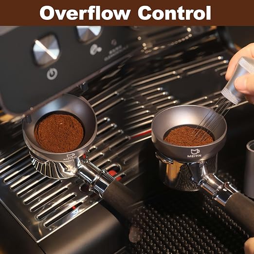 MEION Dosing Funnel, Magnetic Espresso Dosing Funnel Coffee Funnel, Espresso - Image 5