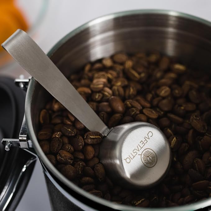 Large Coffee Canister – Airtight Stainless Steel Storage Container - Image 7