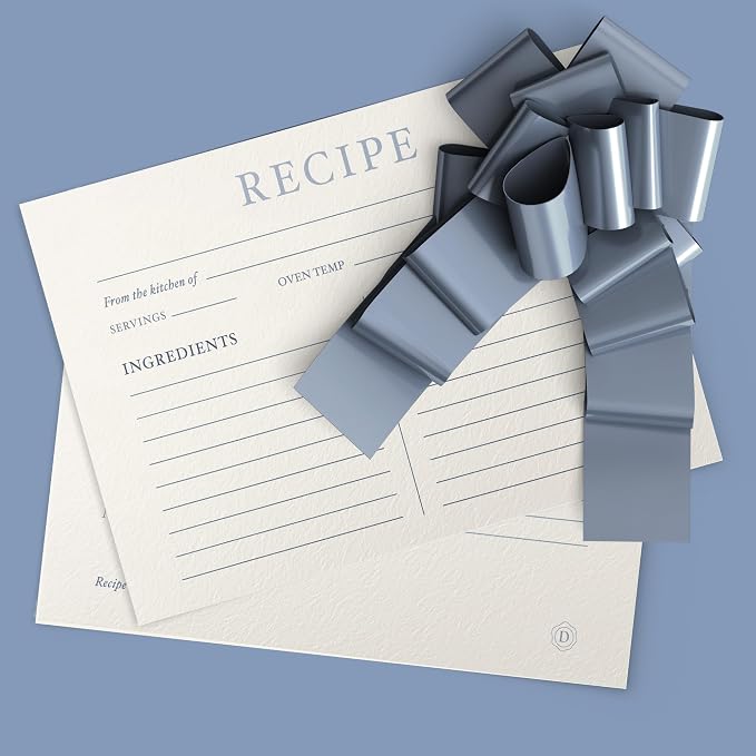 Dashleigh Elegant Recipe Cards 4x6 Double Sided, 50 Pack Thick Cardstock - Image 8