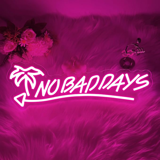 No Bad Days Neon Sign, Letter Led Neon Light Signs - Image 8