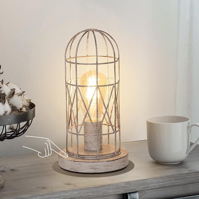 Small Table Lamp, Touch Control Table Lamp by Seasidevillage