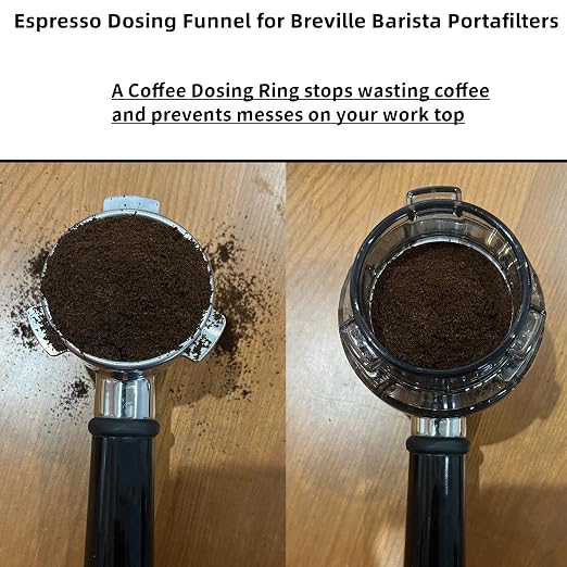 54mm Espresso Dosing Funnel and Puck Screen Set - Image 3