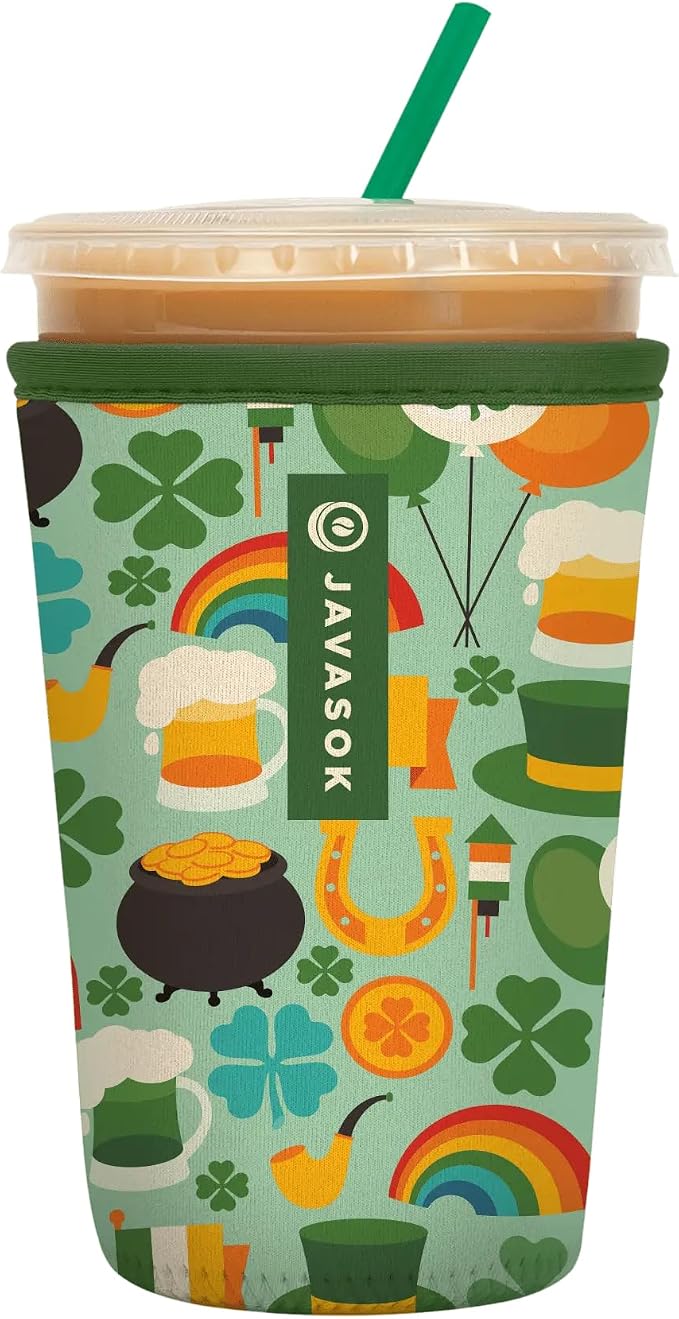 Sok It JavaSok Iced Coffee & Cold Soda Insulated Neoprene Cup Sleeve by SokIt