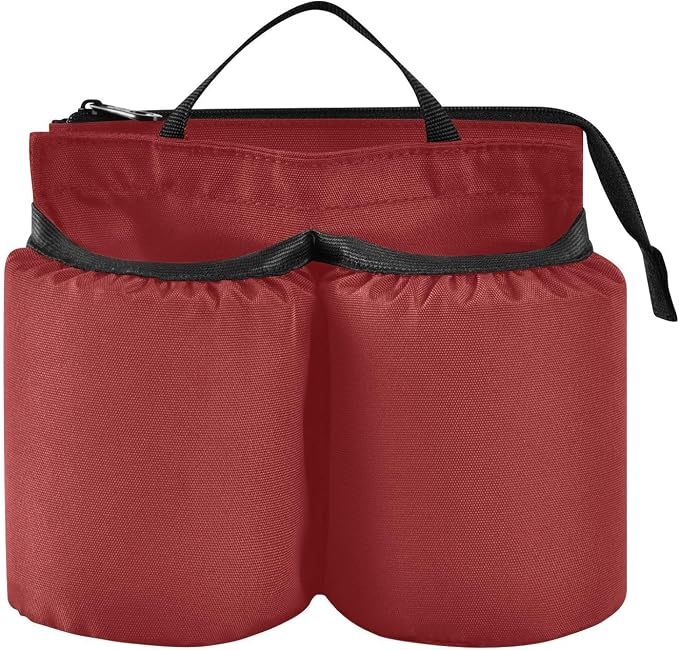 DOMIKING Wine Red Travel Luggage Cup Holder - Image 6