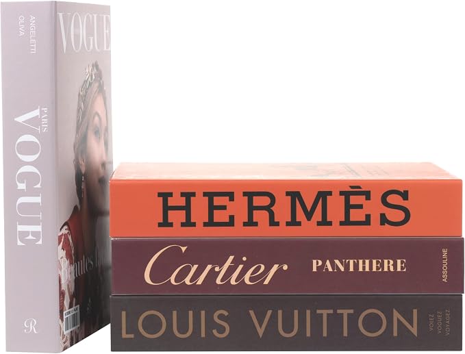 PROBENEX 4 Pcs Decorative Books | Faux Glam Coffee Table & Shelf Decor | by PROBENEX-Elevateyourhomedecor