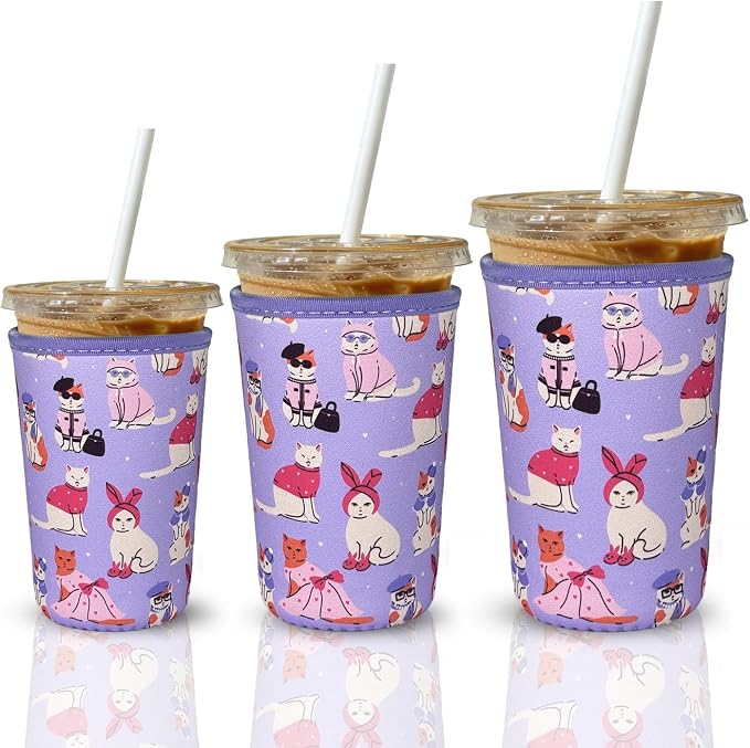 Reusable Iced Coffee Insulator Sleeve by XccMe