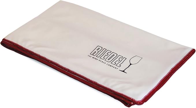 Riedel White Crystal Microfiber Cleaning Cloth Wipe by Unknown
