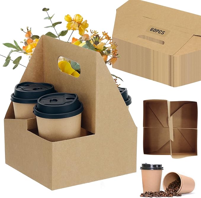 4 Cup Drink Coffee Carrier by ZatozkarSuppliers