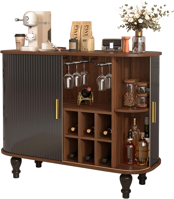 Merax 39" Coffee & Liquor Bar Cabinet - Image 19