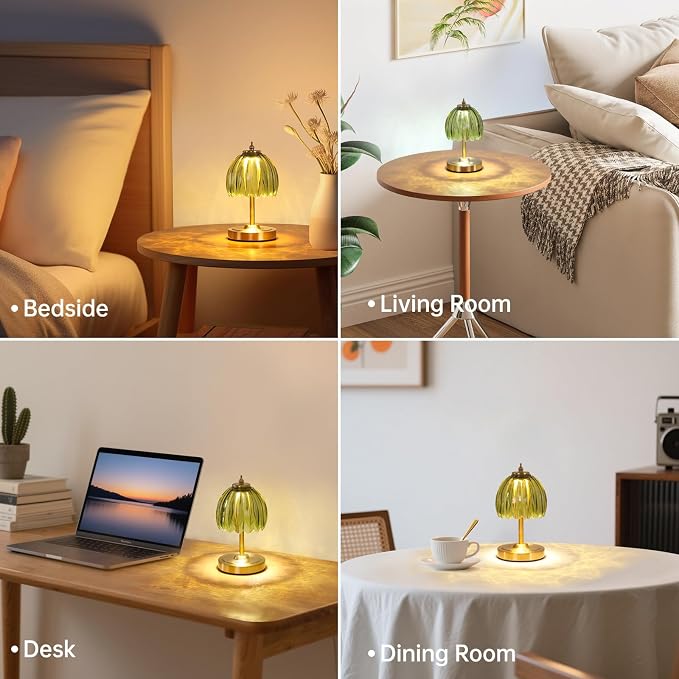 Shenmoyl Set of 2 Tulip Table Lamp - Image 5