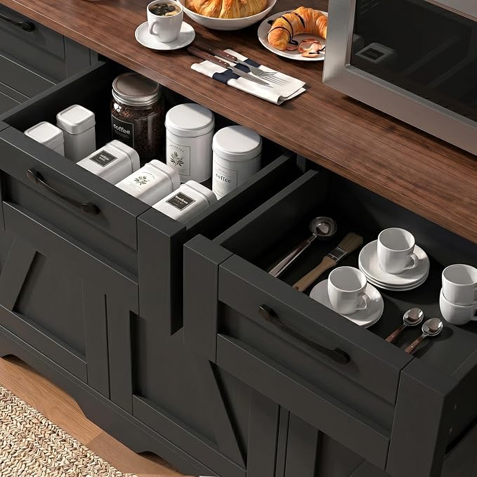42" Farmhouse Buffet Cabinet - Image 5