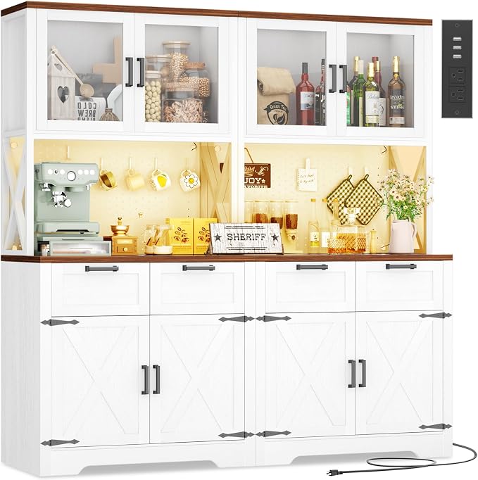 Unikito 71" Tall Kitchen Pantry Storage Cabinet by Unikito