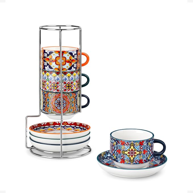 vancasso 2.5 Oz Stackable Espresso Cups by vancasso