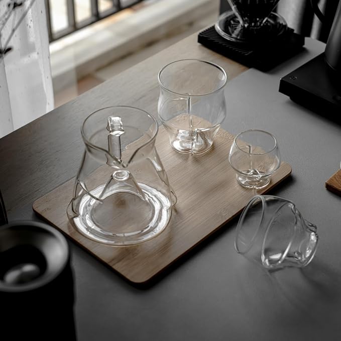AVENSI WAVE - COFFEE - CYCLONE Sensory Carafe - Glass - 1 piece - No Cork Lid - Image 7