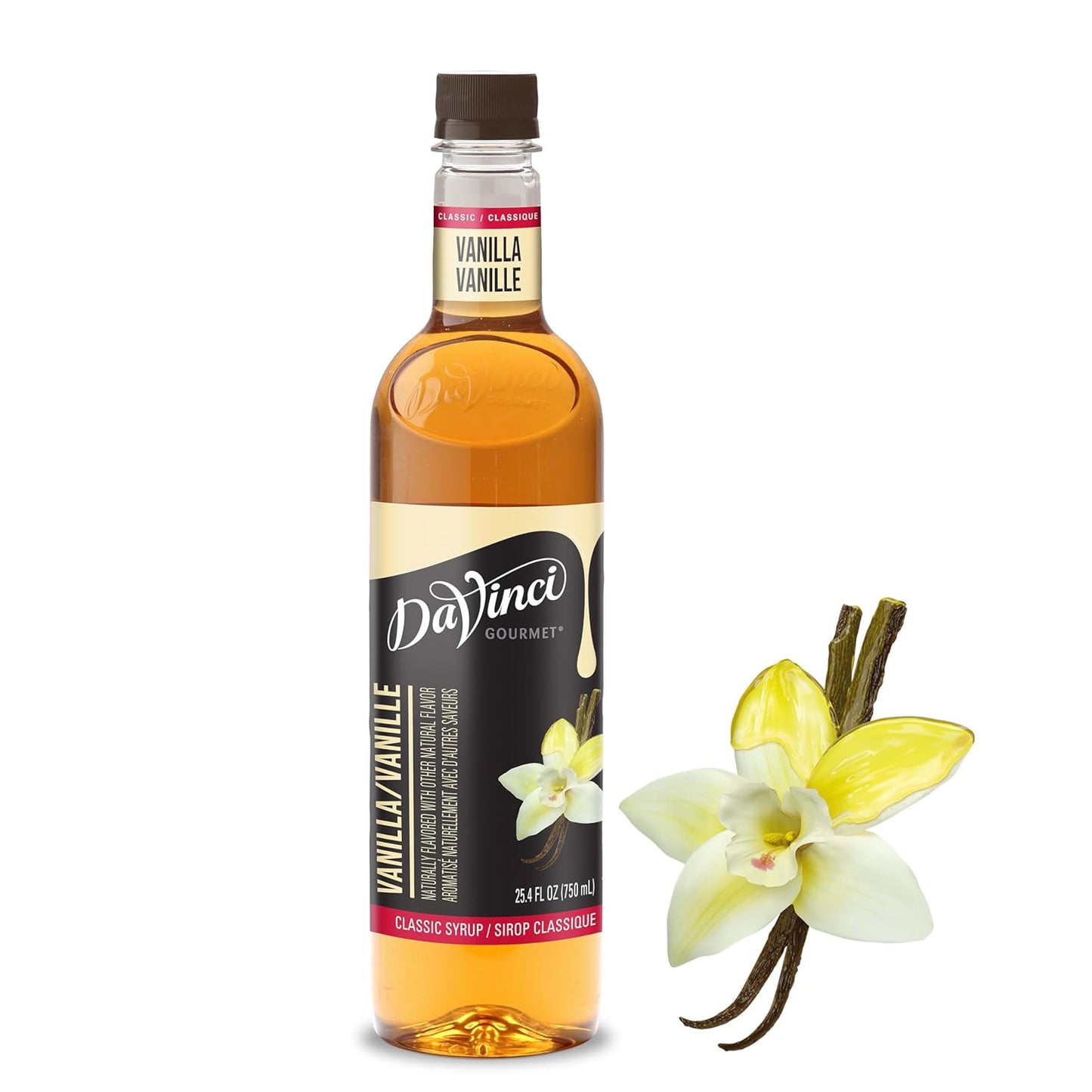 DaVinci Gourmet Classic Vanilla Syrup, 25.4 Fluid Ounces (Pack of 1)