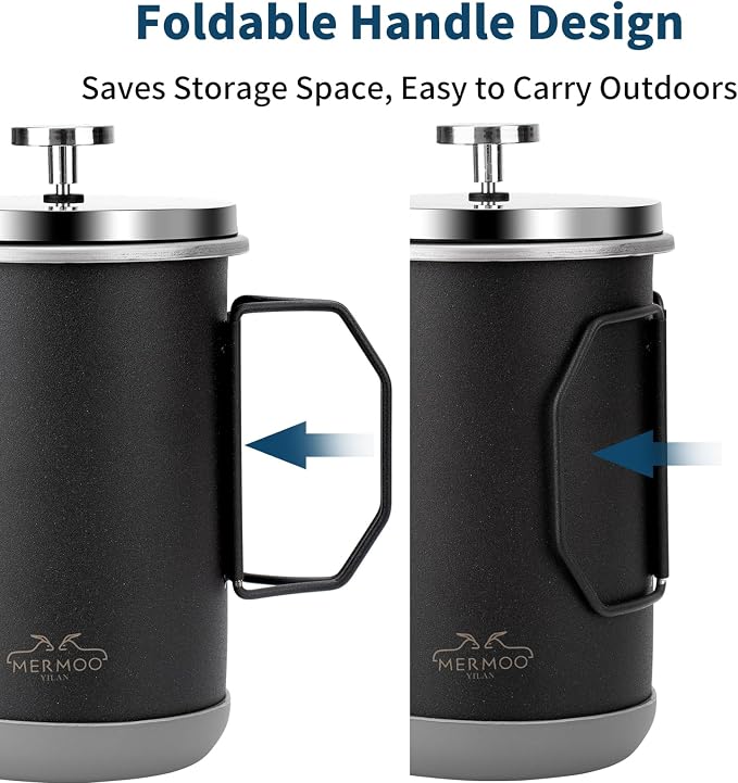 MERMOO YILAN Stainless Steel French Press - Image 3