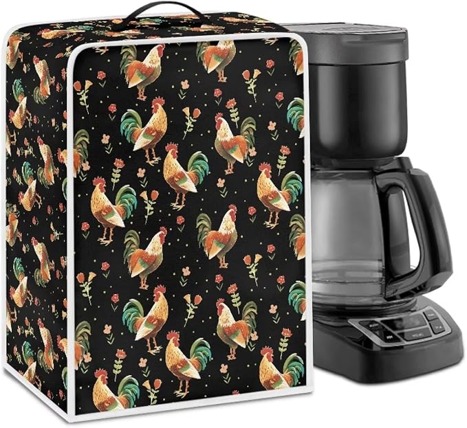 Rooster Coffee Maker Covers Heat-Resistant Waterproof Dust-Proof Dust Cover by Unknown