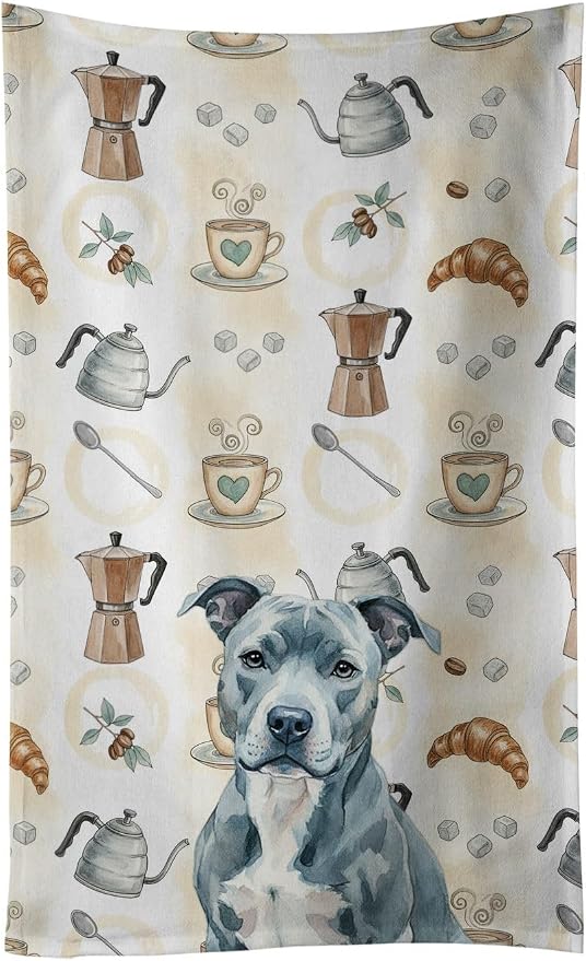 Caroline's Treasures Blue American Staffordshire Terrier Coffee Bar Kitchen by CarolinesTreasures