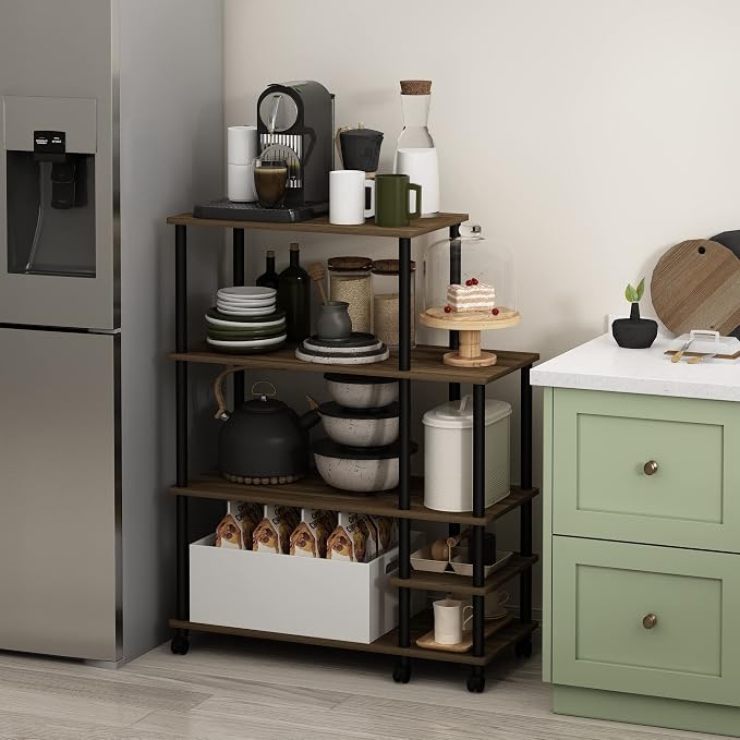 Furinno Turn-N-Tube Bakers Rack by Furinno-FitsYourSpaceFitsYourBudget