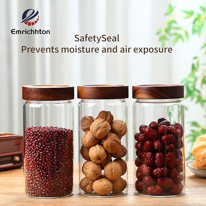 40.5 fl.oz -3 pack Glass Jars - Image 2