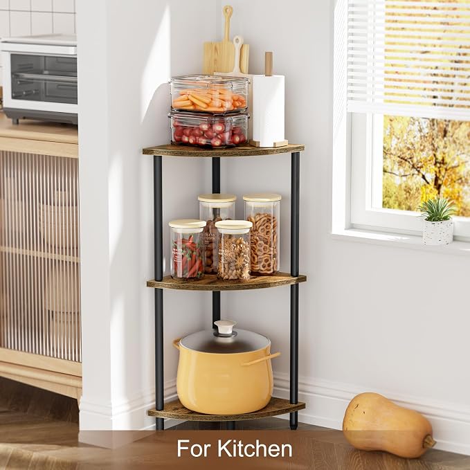 SRIWATANA 3-Tier Corner Shelf Stand - Image 6