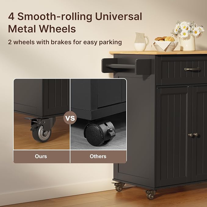 Gizoon Kitchen Island Cart - Image 8
