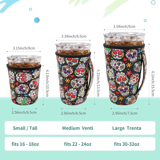 Iced Coffee Sleeve Insulator Sleeves - Image 2