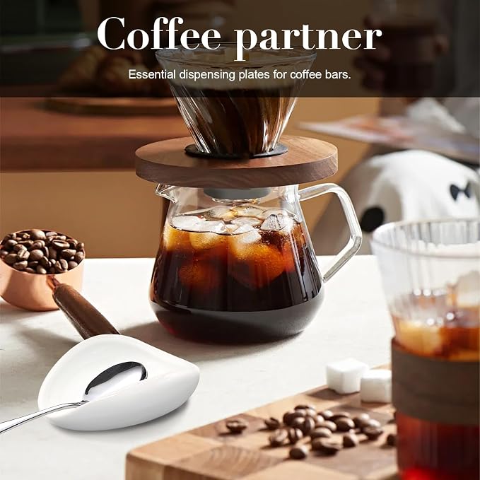 Coffee Spoon Holder, Small White Spoon Holder - Image 5