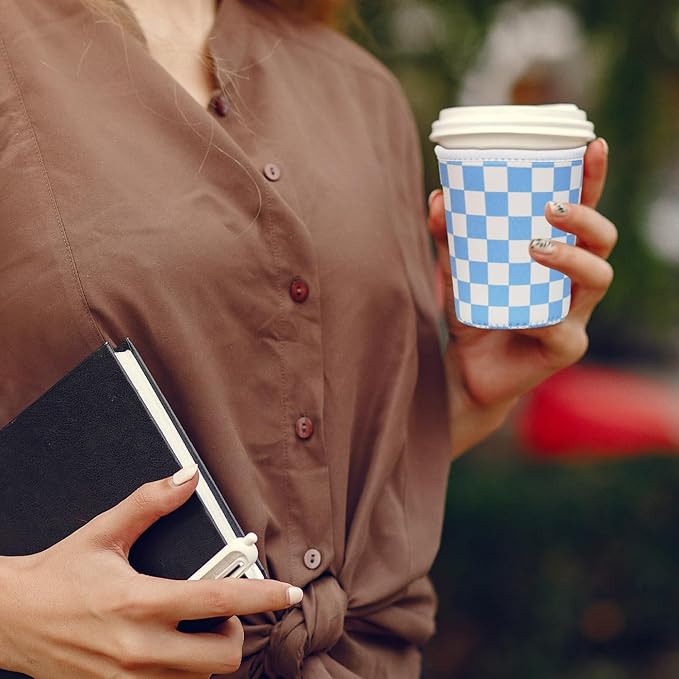 Reusable Insulated Sleeve for Iced Coffee Cup, Coffee Neoprene Sleeve for Cold - Image 2