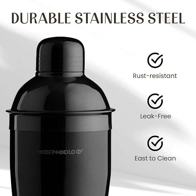 Modern Mixology Pro-Graded Cocktail Shaker Set - Image 7